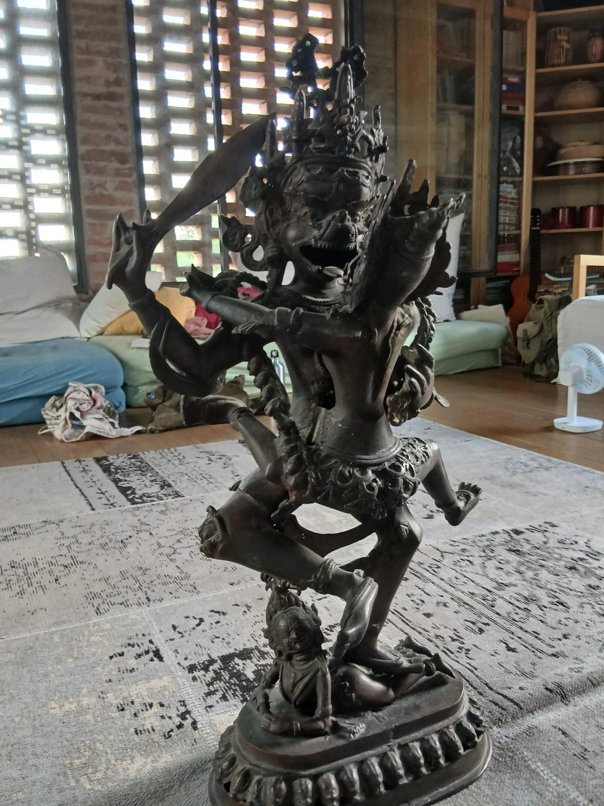 Statua rituale nella sala di Noceto