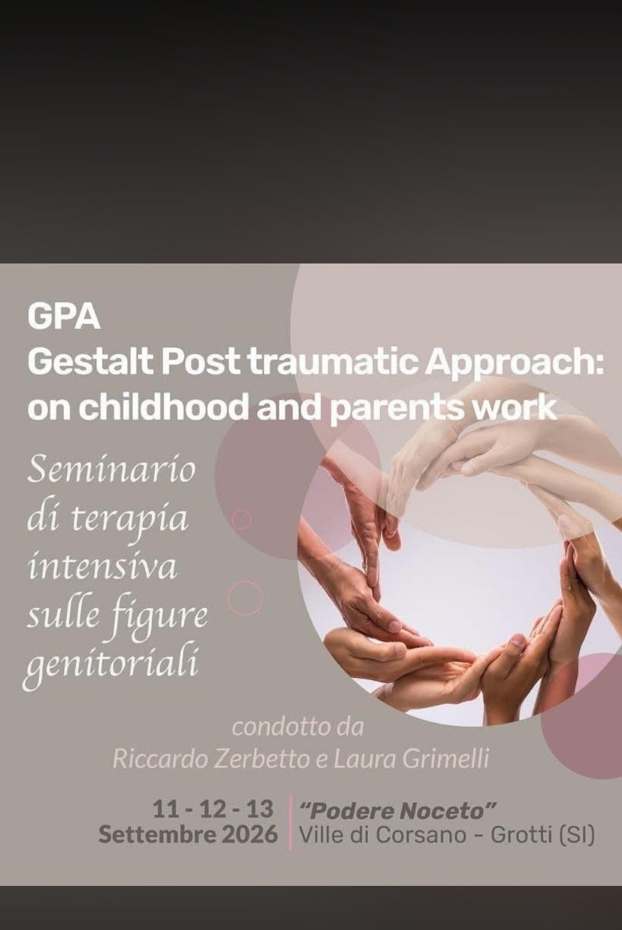 Locandina del seminario GPA a Noceto, settembre 2026