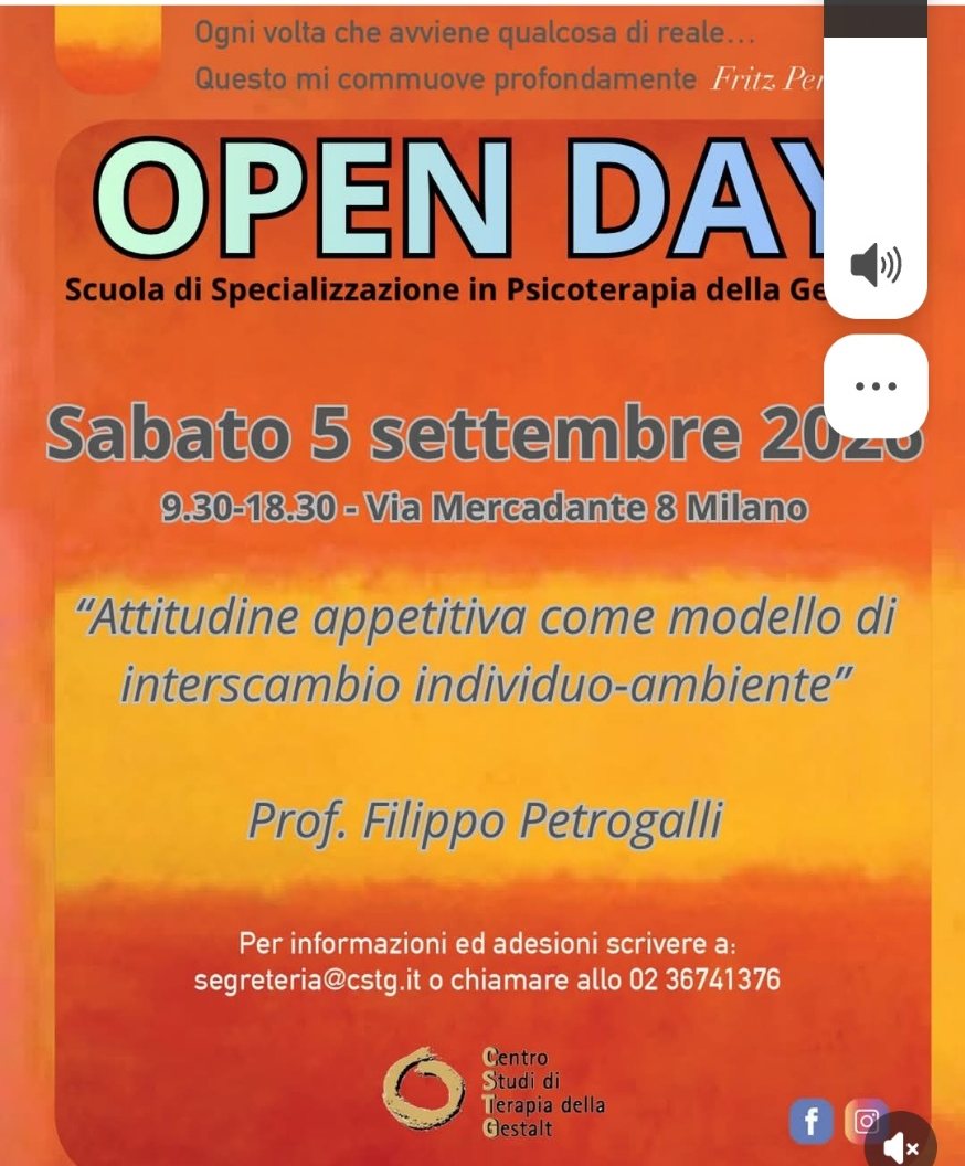 Locandina Open Day CSTG del 5 settembre 2026 a Milano