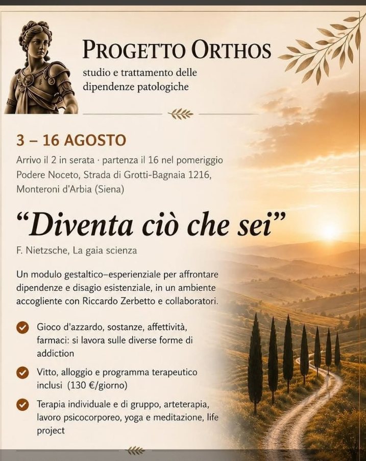 Locandina del Progetto Orthos a Noceto