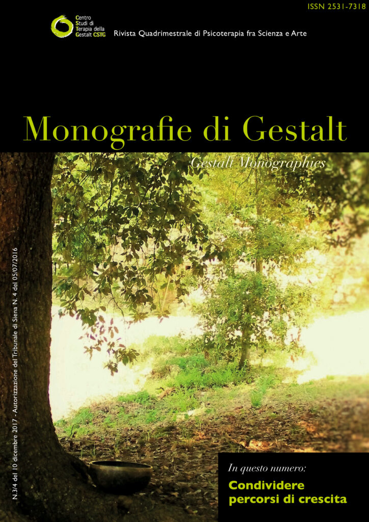 Copertina — Rivista di Gestalt