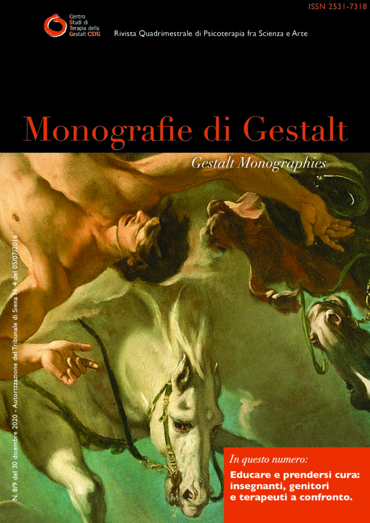 Copertina — Gestalt ed educazione